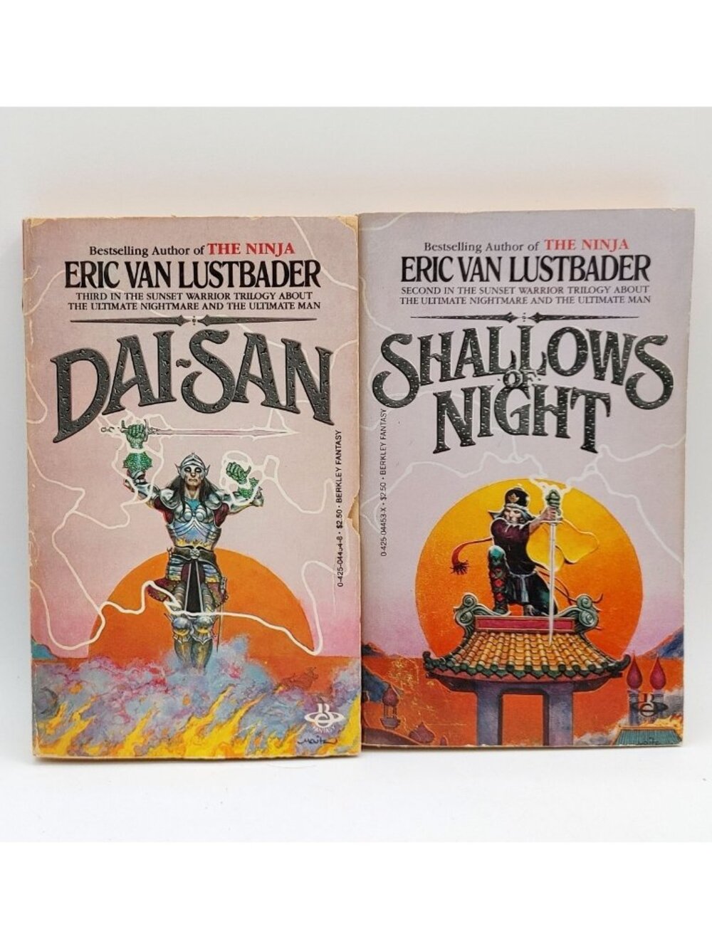 Lot of 2 Eric Van Lustbader Shallows of Night, Dai-San